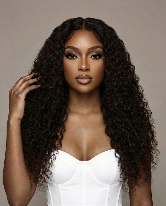 28” BURMESE CURLY: HD Frontal + Install