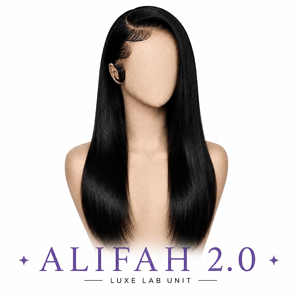 ALIFAH 2.0 – Jet Black HD Lace Bussdown (Double Drawn, Fully Customised)
